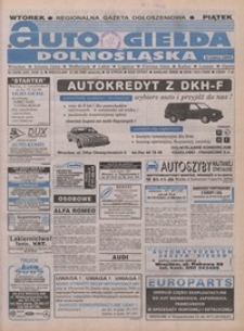 Auto Giełda Dolnośląska : pismo dla kupujących i sprzedających samochody, R. 5, 1996, nr 69 (295) [27.08]