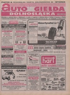 Auto Giełda Dolnośląska : pismo dla kupujących i sprzedających samochody, R. 5, 1996, nr 70 (296) [30.08]