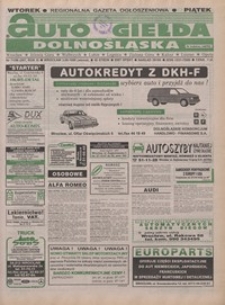 Auto Giełda Dolnośląska : pismo dla kupujących i sprzedających samochody, R. 5, 1996, nr 71 (297) [3.09]