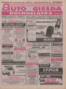 Auto Giełda Dolnośląska : pismo dla kupujących i sprzedających samochody, R. 5, 1996, nr 72 (298) [6.09]