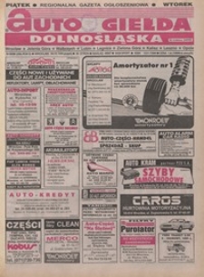 Auto Giełda Dolnośląska : pismo dla kupujących i sprzedających samochody, R. 5, 1996, nr 80 (306) [4.10]