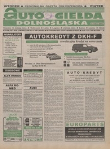 Auto Giełda Dolnośląska : pismo dla kupujących i sprzedających samochody, R. 5, 1996, nr 81 (307) [8.10]