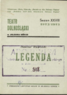 Legenda - program [Dokument życia społecznego]