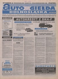Auto Giełda Dolnośląska : pismo dla kupujących i sprzedających samochody, R. 5, 1996, nr 87 (313) [29.10]