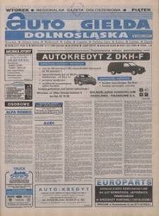 Auto Giełda Dolnośląska : pismo dla kupujących i sprzedających samochody, R. 5, 1996, nr 91 (317) [12.11]
