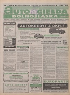 Auto Giełda Dolnośląska : pismo dla kupujących i sprzedających samochody, R. 5, 1996, nr 93 (319) [19.11]