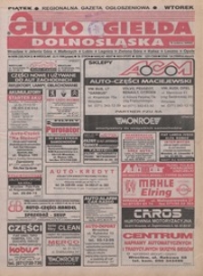 Auto Giełda Dolnośląska : pismo dla kupujących i sprzedających samochody, R. 5, 1996, nr 94 (320) [22.11]