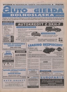 Auto Giełda Dolnośląska : pismo dla kupujących i sprzedających samochody, R. 5, 1996, nr 99 (325) [10.12]