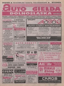 Auto Giełda Dolnośląska : pismo dla kupujących i sprzedających samochody, R. 5, 1996, nr 102 (328) [20.12]