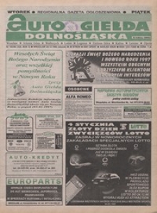Auto Giełda Dolnośląska : pismo dla kupujących i sprzedających samochody, R. 5, 1996, nr 103 (329) [24.12]