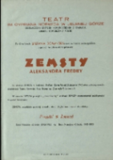 Zemsta - zaproszenie [Dokument życia społecznego]