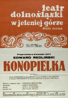 Konopielka - afisz premierowy [Dokument życia społecznego]