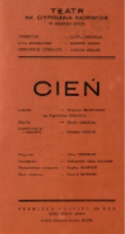 Cień - program [Dokument życia społecznego]