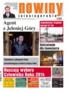 Nowiny Jeleniogórskie : tygodnik społeczny, R.56!, 2014, nr 49 (2894) [Dokument elektroniczny]