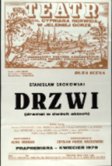 Drzwi - afisz premierowy [Dokument życia społecznego]