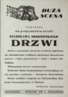 Drzwi - afisz [Dokument życia społecznego]