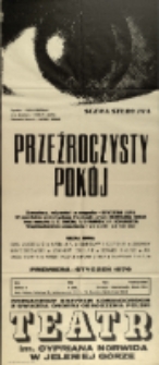 Przeźroczysty pokój - afisz premierowy [Dokument życia społecznego]
