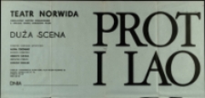 Protesilas i Laodamia - afisz [Dokument życia społecznego]