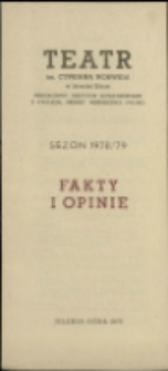 Fakty i opinie : sezon 1978/79 [Dokument życia społecznego]