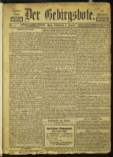 Der Gebirgsbote, 1900, nr 1
