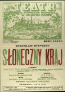 Słoneczny kraj - afisz premierowy [Dokument życia społecznego]