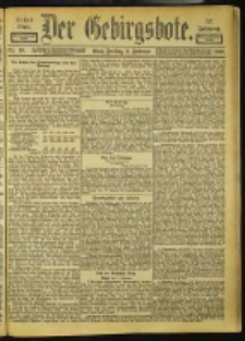 Der Gebirgsbote, 1900, nr 10