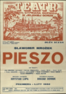 Pieszo - afisz premierowy [Dokument życia społecznego]