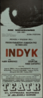 Indyk - afisz premierowy [Dokument życia społecznego]