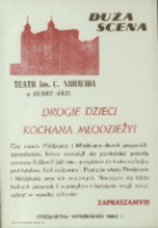 Kr&oacute;l malowany - afisz [Dokument życia społecznego]