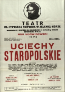 Uciechy staropolskie - afisz premierowy [Dokument życia społecznego]