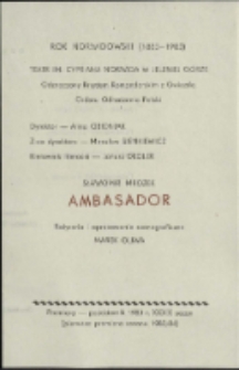 Ambasador - program [Dokument życia społecznego]