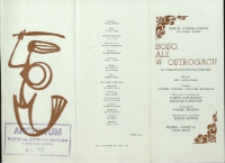 Boso, ale w ostrogach - program [Dokument życia społecznego]