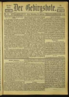 Der Gebirgsbote, 1900, nr 15