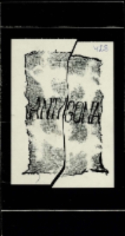 Antygona - program [Dokument życia społecznego]