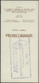 Promethidion - program [Dokument życia społecznego]