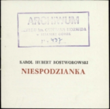 Niespodzianka - program [Dokument życia społecznego]
