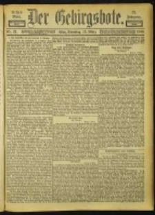 Der Gebirgsbote, 1900, nr 21