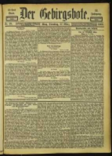 Der Gebirgsbote, 1900, nr 25