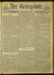 Der Gebirgsbote, 1900, nr 30/31
