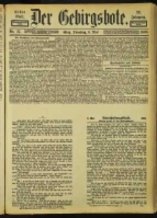 Der Gebirgsbote, 1900, nr 37