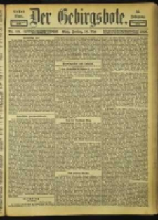Der Gebirgsbote, 1900, nr 40