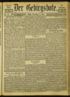 Der Gebirgsbote, 1900, nr 41