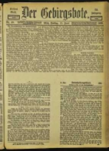 Der Gebirgsbote, 1900, nr 48
