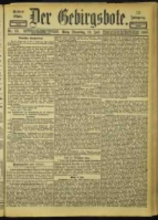 Der Gebirgsbote, 1900, nr 55