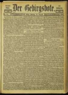 Der Gebirgsbote, 1900, nr 64