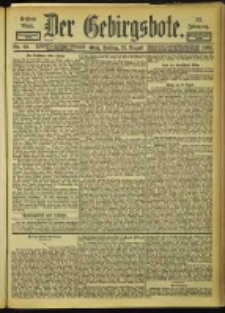 Der Gebirgsbote, 1900, nr 68