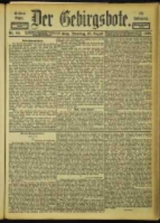 Der Gebirgsbote, 1900, nr 69