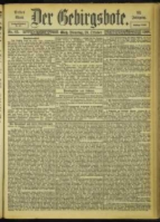 Der Gebirgsbote, 1900, nr 85