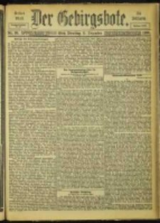 Der Gebirgsbote, 1900, nr 99