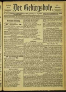Der Gebirgsbote, 1900, nr 102/103